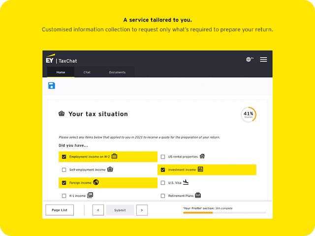 EY TaxChat screenshot 3