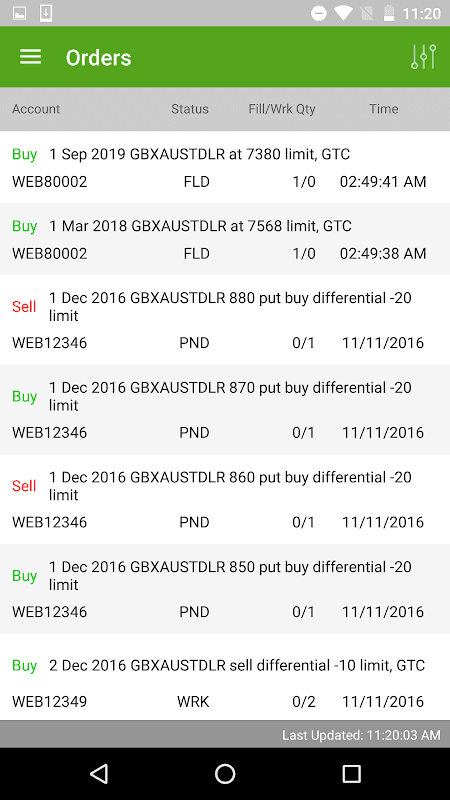 RJO Mobile Trader screenshot 3