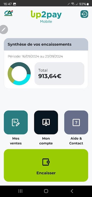 Up2pay Mobile screenshot 2