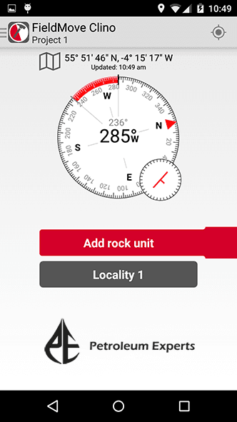 FieldMove Clino screenshot 2