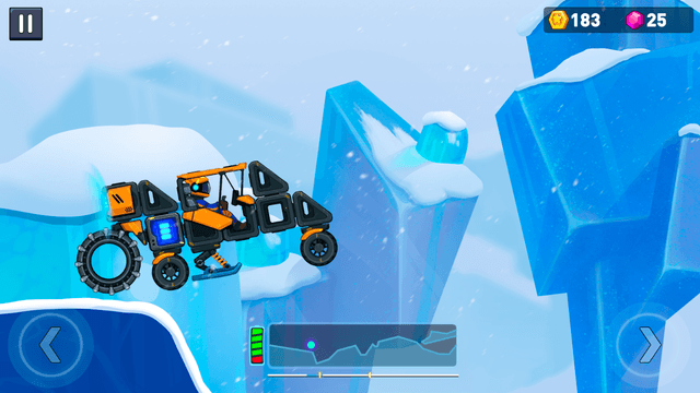 Rovercraft 2 Race a space car screenshot 2