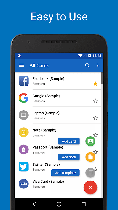 Password Manager SafeInCloud screenshot 4