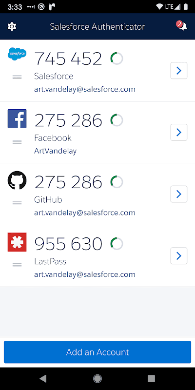 Salesforce Authenticator screenshot 3