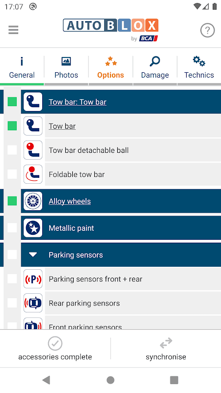 AutoBLOX Inspection app screenshot 2