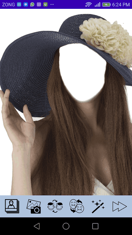 Girls Hat Photo Editor screenshot 4