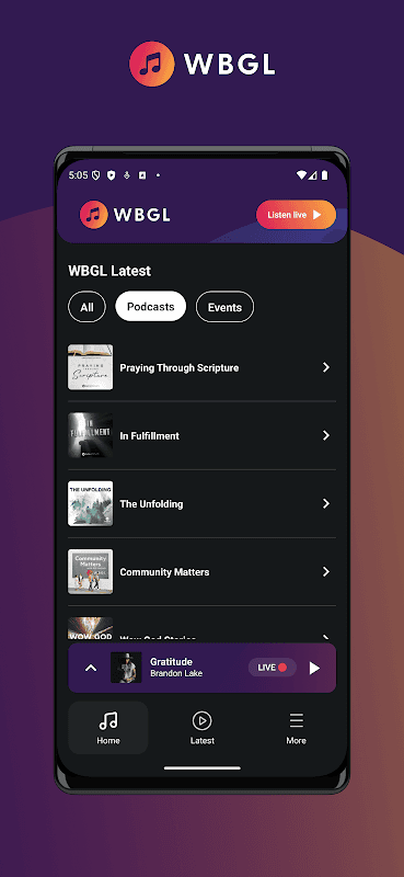 WBGL screenshot 3