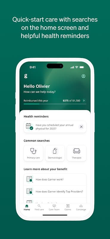 Garner Health screenshot 1