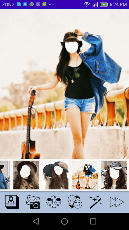 Girls Hat Photo Editor screenshot 3