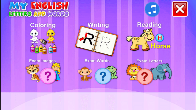 My English Letters and Words screenshot 1