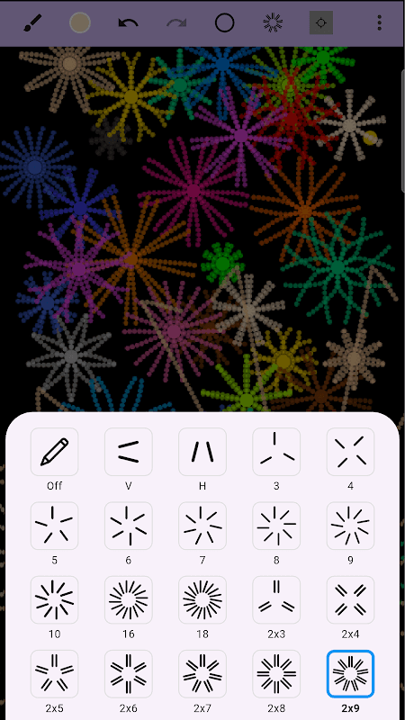 Magic Paint Kaleidoscope screenshot 3