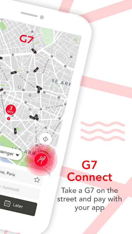 G7 TAXI Personal - Paris screenshot 2