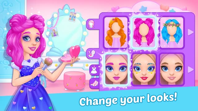 Princess doll home Paper game screenshot 5