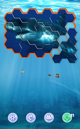 Undersea Hexa Puzzle screenshot 5