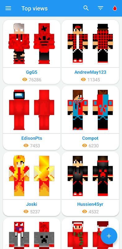 SkinLand - skins for Minecraft screenshot 1