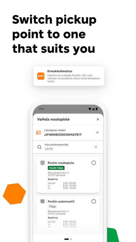 OmaPosti screenshot 4