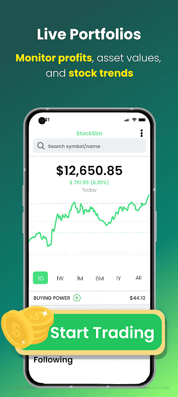 StockSim Market Simulator screenshot 3