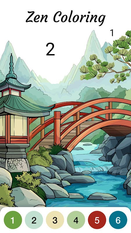 Zen Color - Color By Number screenshot 1