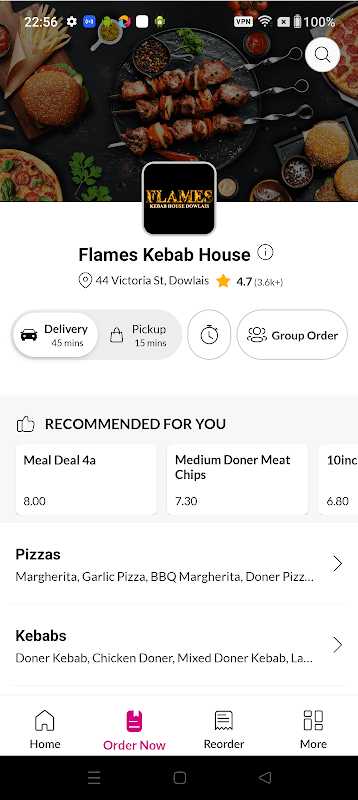 Flames Kebab House screenshot 3