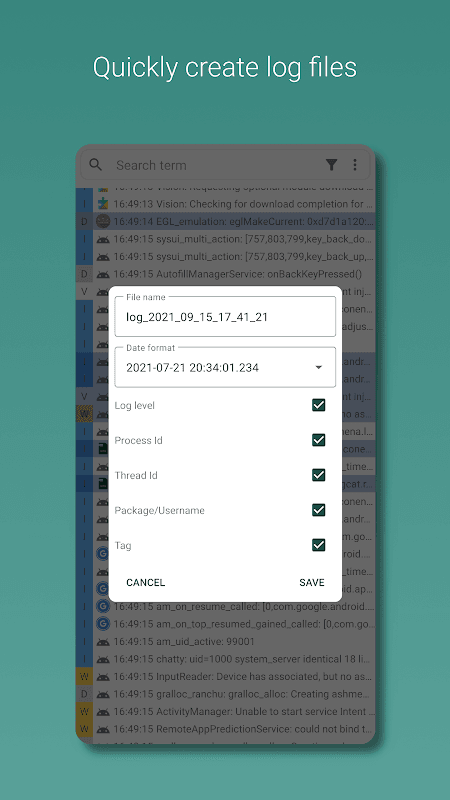 Logcat Reader Professional screenshot 5