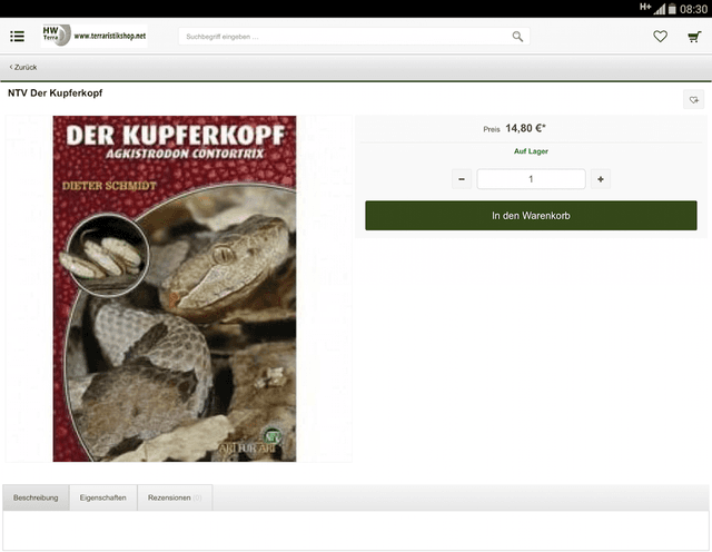 Terraristikshop screenshot 6