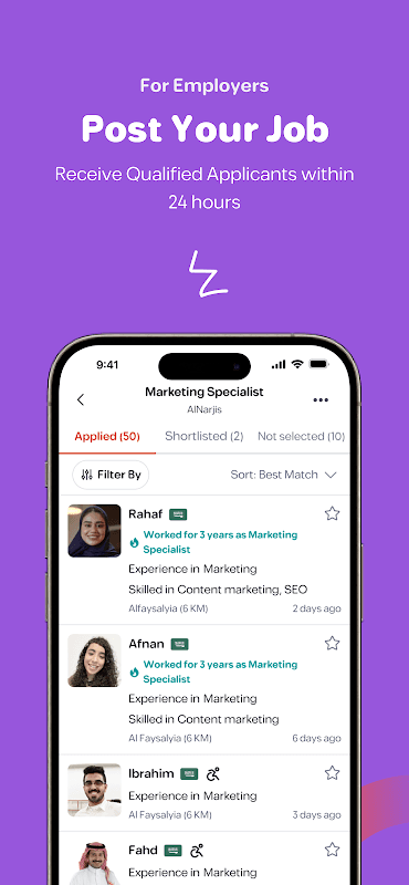 Sabbar - Find jobs near you screenshot 4
