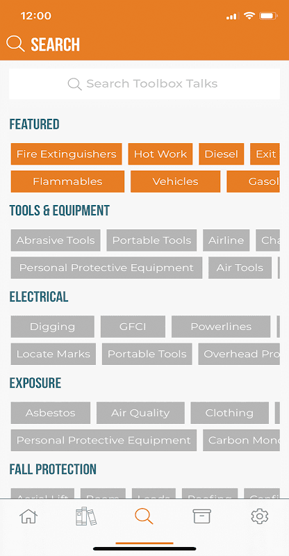 Toolbox Talks Safety Briefings screenshot 5