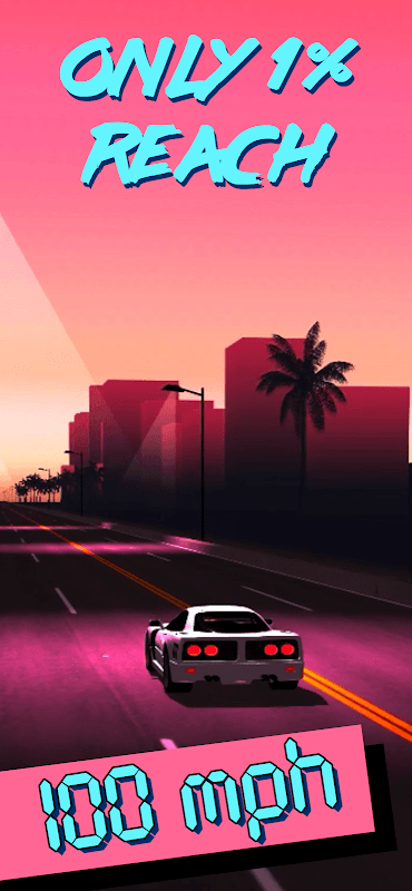 Turbo 84 - Retro Arcade Racing screenshot 1