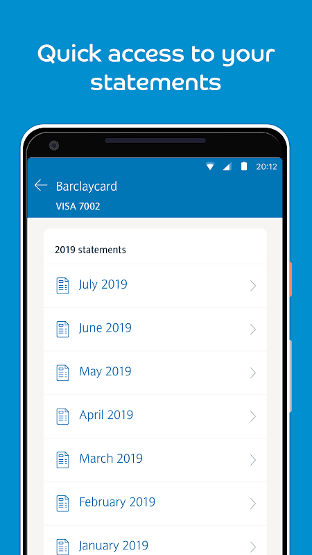 Barclaycard screenshot 5