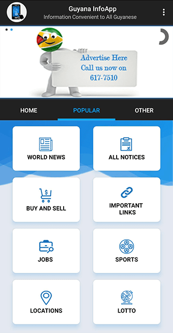 Guyana InfoApp screenshot 2