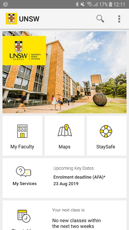UNSW Uni-Verse: Official screenshot 1