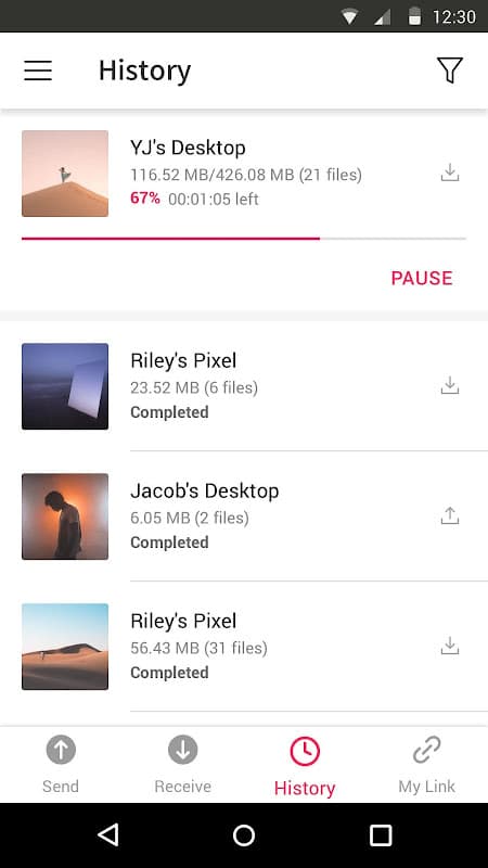 Send Anywhere (File Transfer) screenshot 4