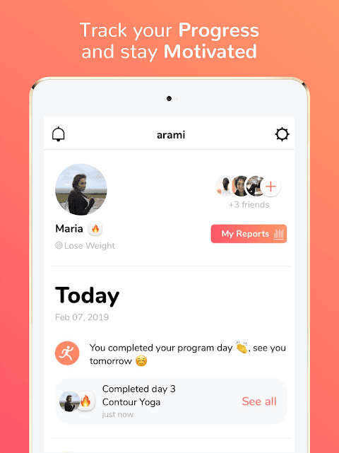 GymNadz - Women's Fitness App screenshot 4