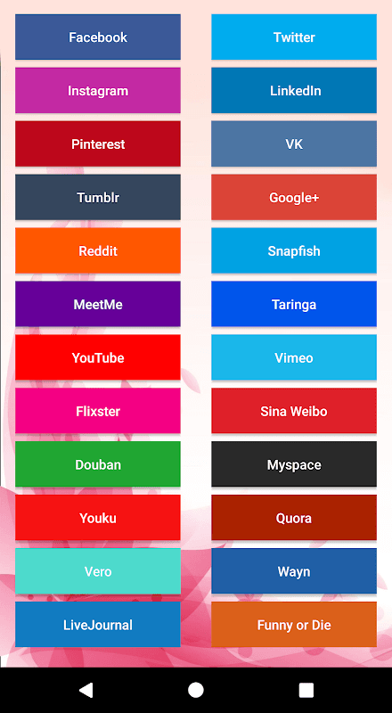 All Social Media - All in One screenshot 1