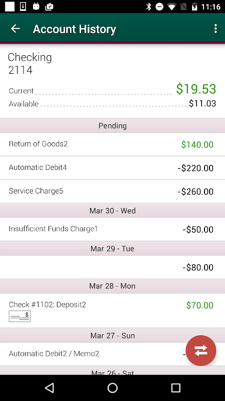 Garden Savings FCU screenshot 2