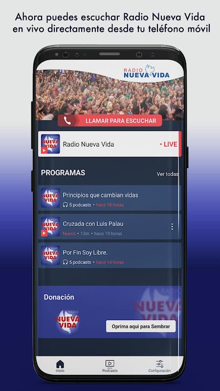 Radio Nueva Vida screenshot 1