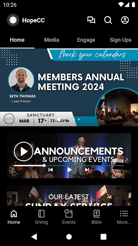 Hope Christian Community screenshot 1