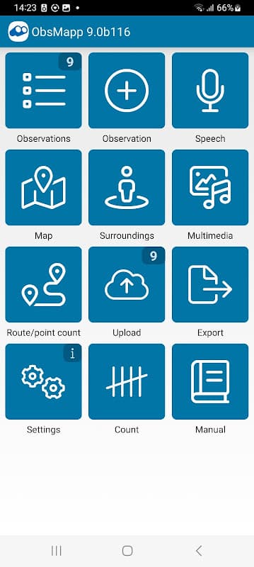 ObsMapp screenshot 2