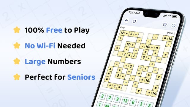 Crossmath - Math Puzzle Games screenshot 1