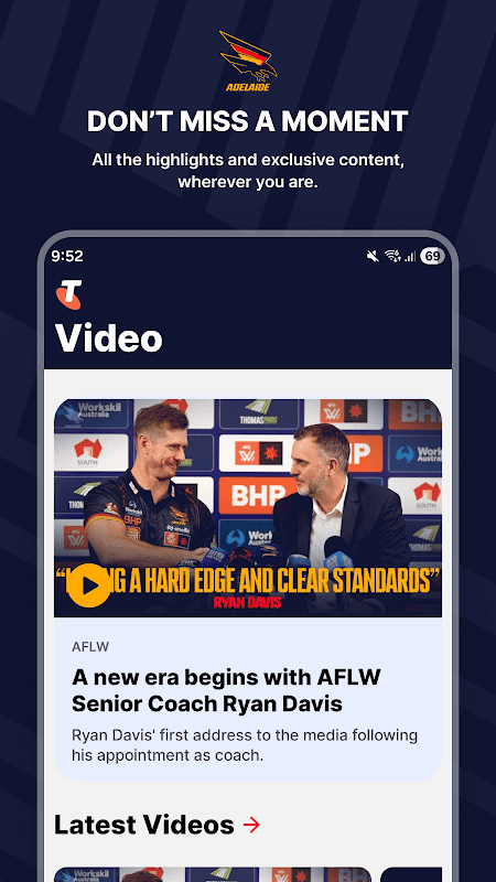 Adelaide Crows Official App screenshot 2