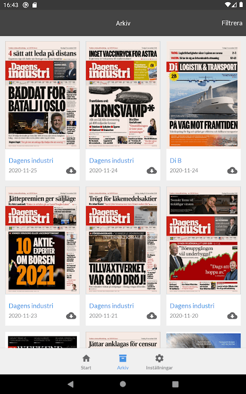 Di e-tidning - Dagens industri screenshot 6