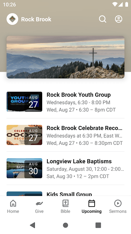 Rock Brook Church App screenshot 3