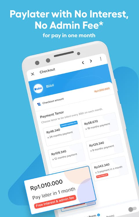 Kredivo - Installment Without Credit Card and Loan screenshot 3