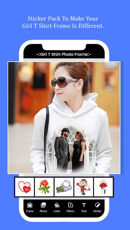 Girl T Shirt Photo Frame screenshot 5