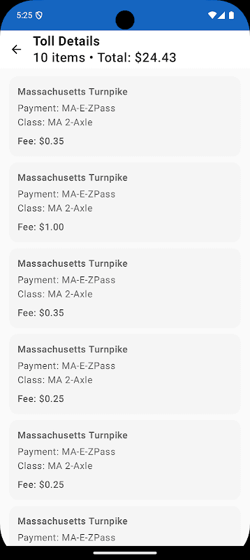 Toll Calculator GPS Navigation screenshot 6