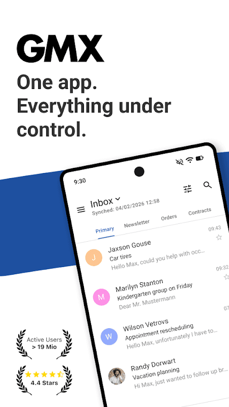 GMX - Mail & Cloud screenshot 1