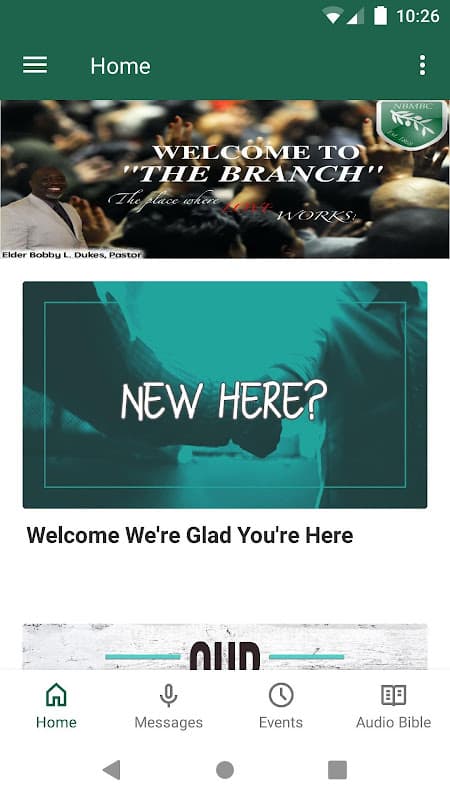 Ned Branch Missionary Baptist screenshot 1