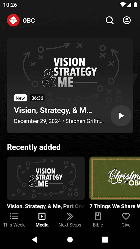 Osborne Baptist Church screenshot 2