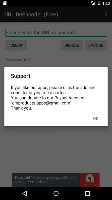 URL DeEncoder (Free) screenshot 1