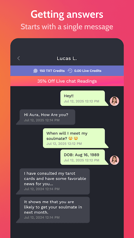 Psychic Txt & Daily Horoscopes screenshot 4