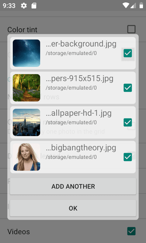 Gallery Widget screenshot 2